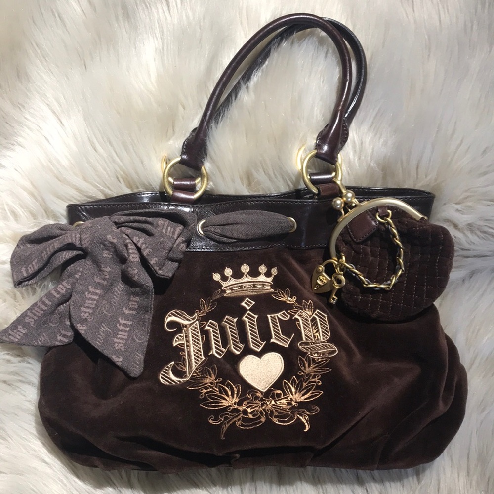 Juicy Couture velour purse